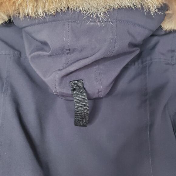 Canada Goose Kensington Parka Down Jacket Black Hooded 2506LA Size Small - Picture 7 of 15